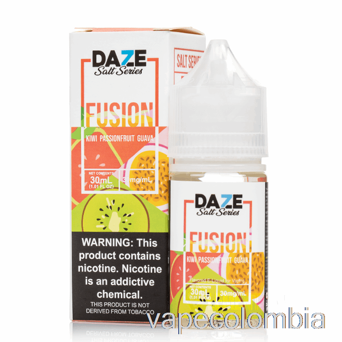 Vape Kit Completo Kiwi Maracuyá Guayaba - 7 Sales Daze - 30ml 30mg